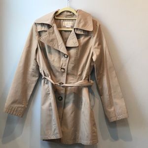 Tan Michael Kors Rain Coat